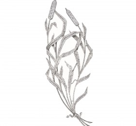 CHAUMET古董芦苇胸针胸针