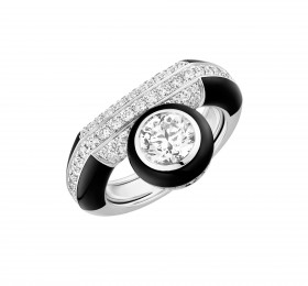 香奈儿 CHANEL PRINT BLACK&WHITE戒指 戒指