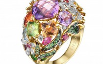 ENZO彩宝系列18K金镶托帕石石榴石透辉石碧玺黄晶紫晶橄榄石沙佛莱及钻石戒指(18K金镶托帕石石榴石透辉石碧玺黄晶紫晶橄榄石沙佛莱及钻石戒指18K金镶托帕石石榴石透辉石碧玺黄晶紫晶橄榄石沙佛莱及钻石戒指)戒指
