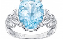 ENZO彩宝系列18K白金镶海蓝宝及钻石戒指(18K白金镶海蓝宝及钻石戒指18K白金镶海蓝宝及钻石戒指)戒指
