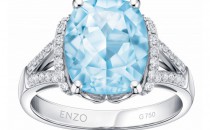 ENZO彩宝系列18K白金镶海蓝宝及钻石戒指(18K白金镶海蓝宝及钻石戒指18K白金镶海蓝宝及钻石戒指)戒指
