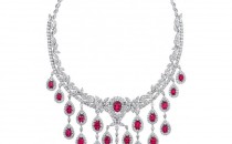 ENZOHIGH JEWELRY 高级珠宝系列18K白金镶红碧玺及钻石项链(18K白金镶红碧玺及钻石项链18K白金镶红碧玺及钻石项链)项链