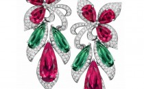 ENZOHIGH JEWELRY 高级珠宝系列18K白金镶红绿碧玺及钻石耳环(18K白金镶红绿碧玺及钻石耳环18K白金镶红绿碧玺及钻石耳环)耳饰
