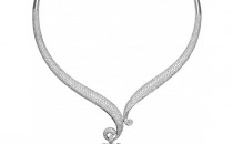 ENZOHIGH JEWELRY 高级珠宝系列18K白金镶西瓜碧玺及钻石项链(18K白金镶西瓜碧玺及钻石项链18K白金镶西瓜碧玺及钻石项链)项链
