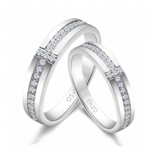 ENZO婚礼系列ENZO 99系列18K白金钻石对戒