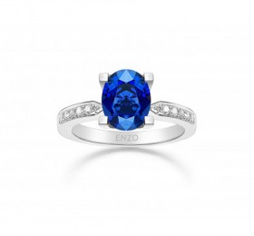 ENZO彩宝系列CLASSIC 经典彩宝系列18K白金镶坦桑石及钻石戒指 戒指