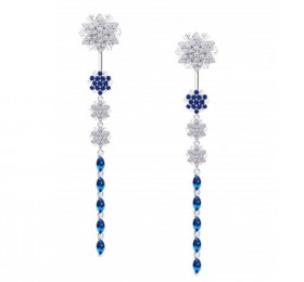 ENZO钻石系列MOMENT 纪念系列18K白金镶蓝宝石及钻石耳饰 耳饰
