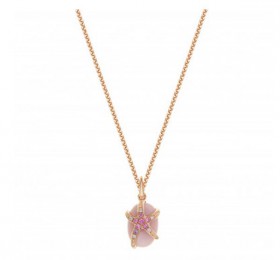ENZO钻石系列MOMENT 纪念系列18K玫瑰金镶粉紅蓝宝石粉紅貝母及钻石吊坠 吊坠