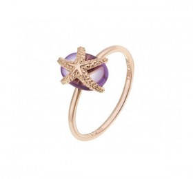 ENZO钻石系列MOMENT 纪念系列18K玫瑰金镶紫晶戒指 戒指