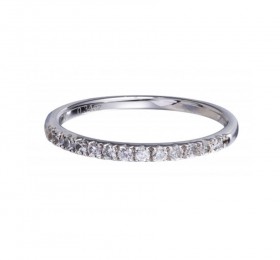 ENZO 18K白金镶钻石戒指 戒指