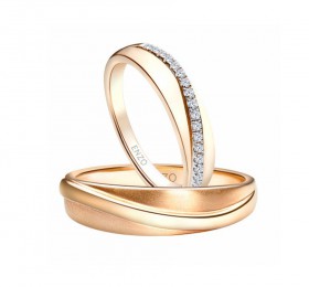 ENZO婚礼系列ENZO 99系列18K金钻石对戒 戒指