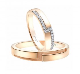 ENZO婚礼系列ENZO 99系列18K金钻石对戒 戒指