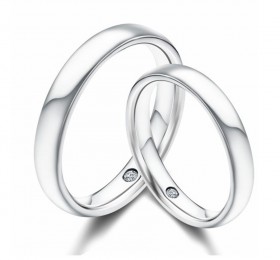 ENZO婚礼系列ENZO 99系列18K白金钻石对戒 戒指