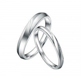 ENZO婚礼系列ENZO 99系列18K金钻石对戒戒指