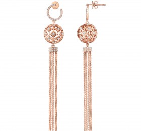 ENZO故宫宫廷文化xENZO香囊系列18k金镶嵌钻石耳饰 项链