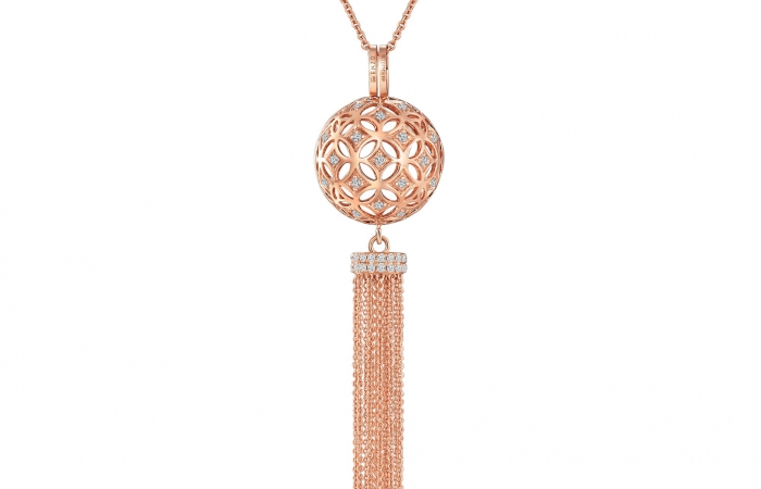 ENZO故宫宫廷文化xENZO香囊系列18k金镶嵌钻石项链