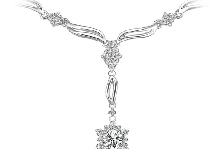 ENZO周年纪念钻石小套装18K白金钻石项链