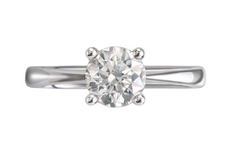 ENZO经典钻石系列雪白系列18K白金雪白系列钻石戒指