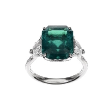 蕭邦高級珠寶系列高級珠寶系列綠站戒指