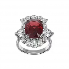 蕭邦高級珠寶系列高級珠寶紅鉆戒指