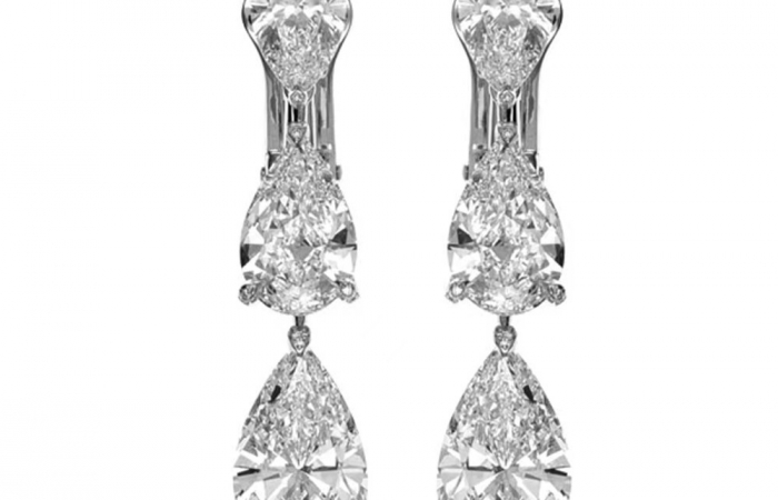 萧邦高级珠宝系列钻石耳环