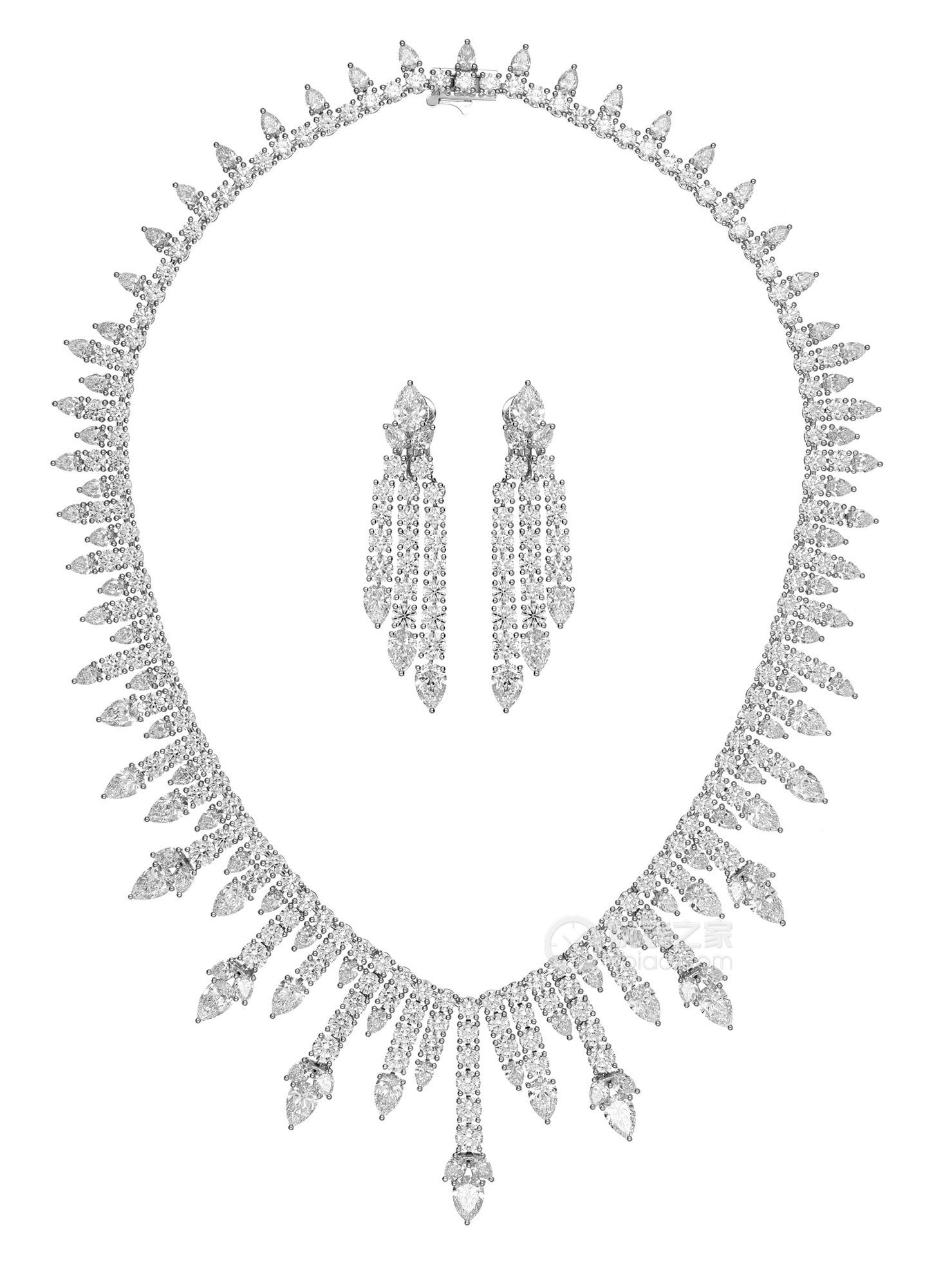 萧邦高级珠宝系列钻石项链项链
