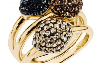 施华洛世奇ATELIER SWAROVSKIMOSELLE 可叠戴戒指, 咖啡色(MOSELLE可叠戴戒指咖啡色MOSELLE可叠戴戒指咖啡色)戒指