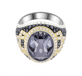 施华洛世奇 MILLENNIUM 鸡尾酒戒指, 彩色设计, 混搭多种镀层 戒指