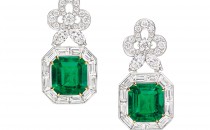 海瑞温斯顿THE NEW YORK COLLECTION 系列718 EMERALD VITRINE祖母绿配钻石耳环(718EMERALDVITRINE祖母绿配钻石耳环718EMERALDVITRINE祖母绿配钻石耳环)耳饰