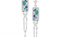 海瑞温斯顿THE NEW YORK COLLECTION 系列CENTRAL PARK蓝宝石、海蓝宝石、祖母绿配钻石垂坠式耳环(CENTRALPARK蓝宝石、海蓝宝石、祖母绿配钻石垂坠式耳环CENTRALPARK蓝宝石、海蓝宝石、祖母绿配钻石垂坠式耳环)耳饰