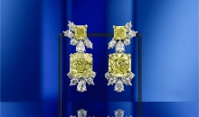 海瑞溫斯頓INCREDIBLES高級珠寶系列黃鉆耳環