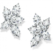 海瑞温斯顿WINSTON CLUSTER珠宝系列锦簇Winston Cluster系列钻石耳环