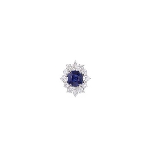 海瑞温斯顿INCREDIBLES高级珠宝系列蓝宝石钻石戒指