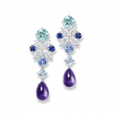 海瑞温斯顿MARVELOUS CREATIONS 高级珠宝Purple Marquesa耳环
