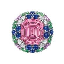 海瑞溫斯頓Winston Candy高級珠寶系列紫色尖晶石鉆石戒指