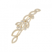 海瑞温斯顿LILY CLUSTER珠宝系列 Lily Cluster钻石黄金发夹