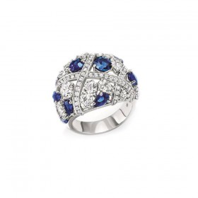 海瑞温斯顿SECRETS高级珠宝系列蓝宝石戒指