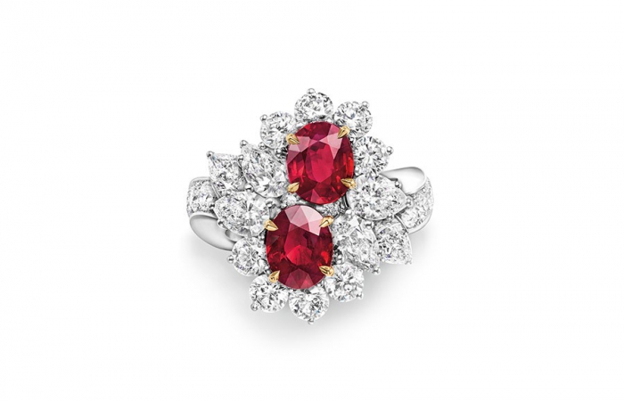 海瑞温斯顿INCREDIBLES高级珠宝系列高级红宝石戒指