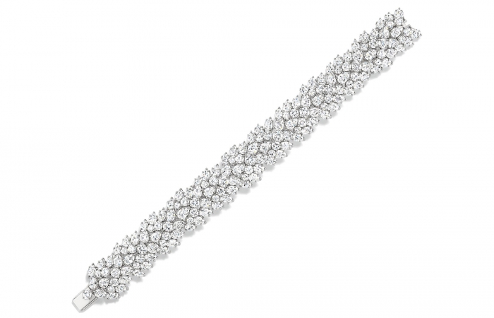 海瑞温斯顿WINSTON CLUSTER珠宝系列钻石手链