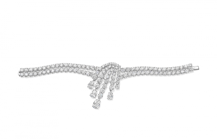 海瑞温斯顿WATER高级珠宝系列Splash钻石手链