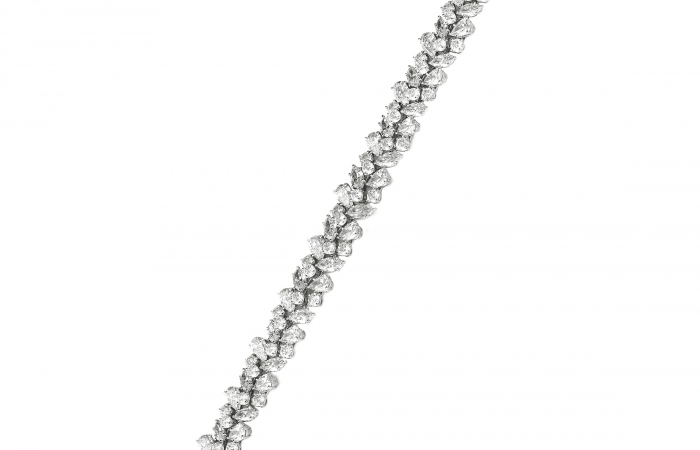 海瑞温斯顿WINSTON CLUSTER珠宝系列锦簇钻石手链