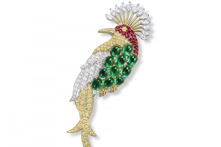 海瑞温斯顿MARVELOUS CREATIONS 高级珠宝King Fisher胸针