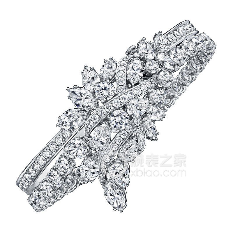 海瑞温斯顿SECRETS高级珠宝系列 Secret Cluster系列钻石手链手镯