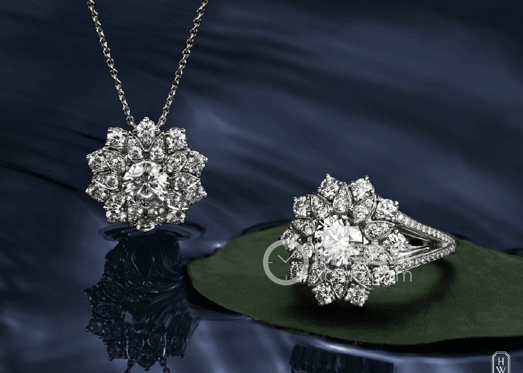 海瑞温斯顿LOTUS CLUSTER珠宝系列FRDPDE010LTC戒指