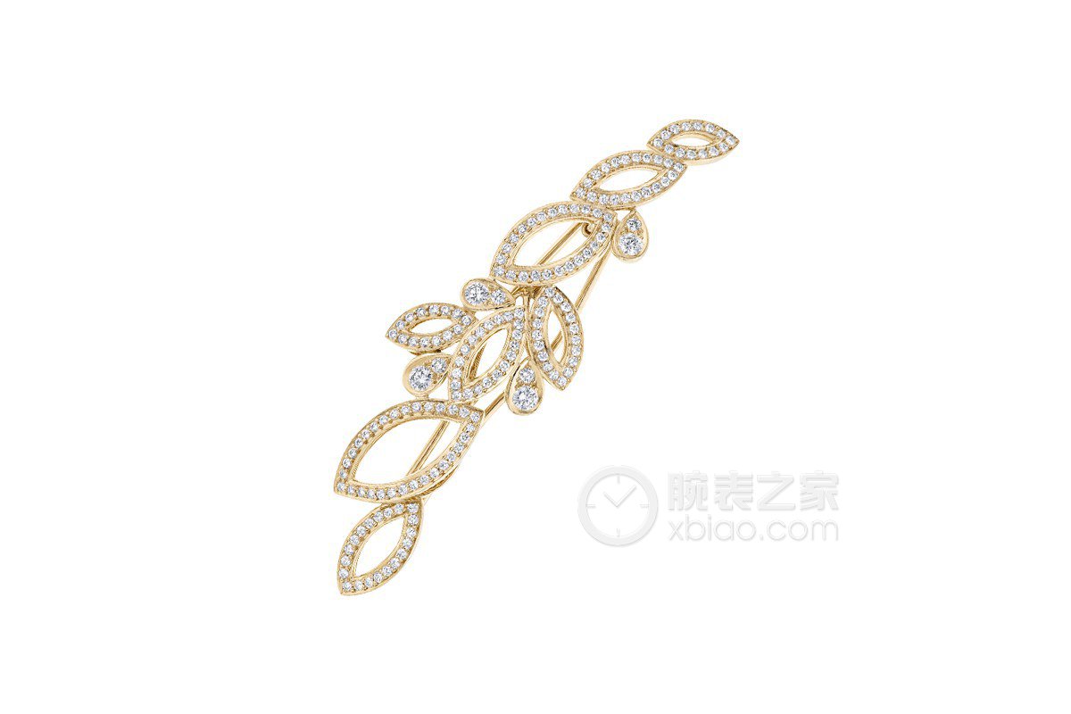 海瑞温斯顿LILY CLUSTER珠宝系列 Lily Cluster钻石黄金发夹发饰