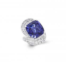 格拉夫蓝宝石和钻石戒指 戒指