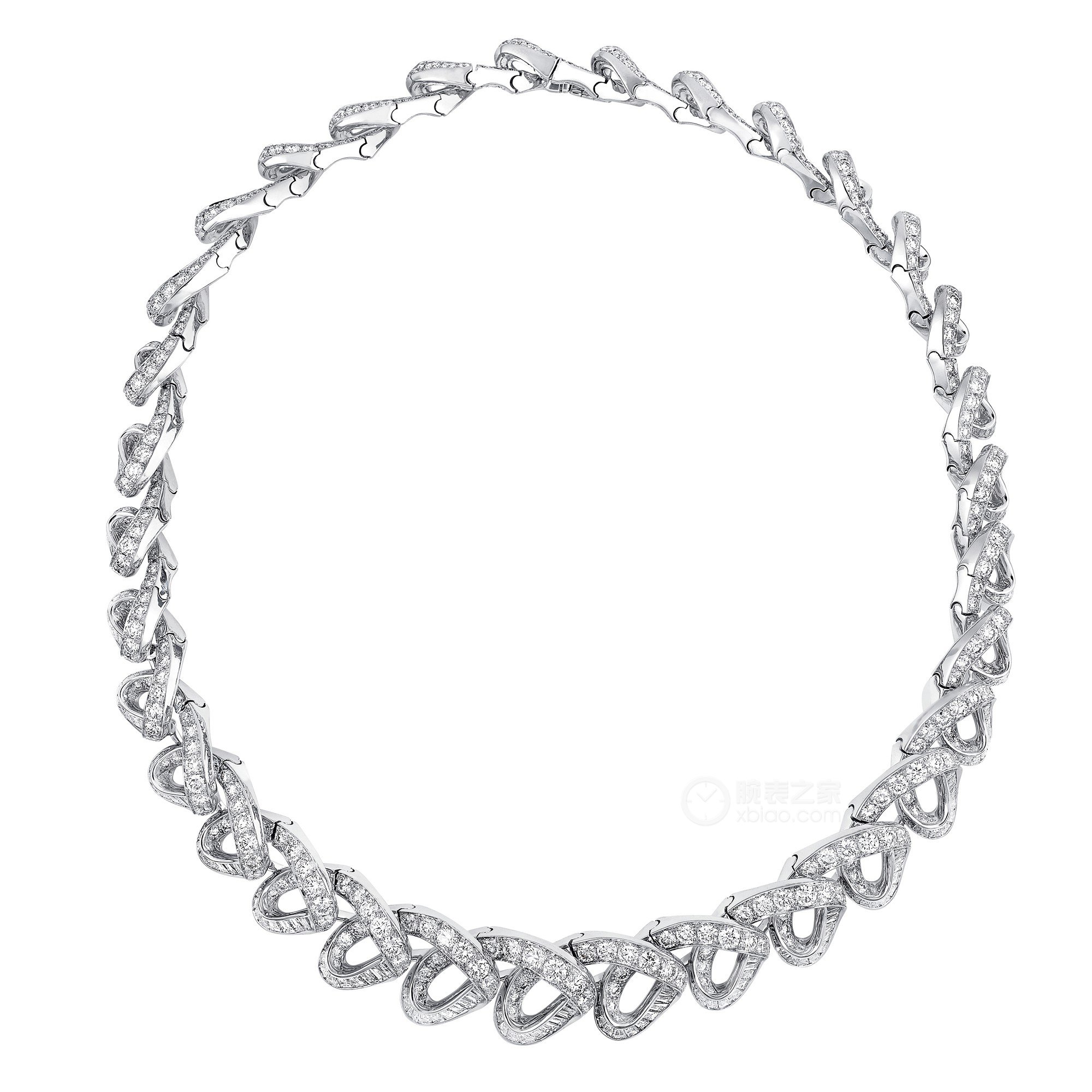 格拉夫INSPIRED BY TWOMBLY圆形和梯形钻石项链项链