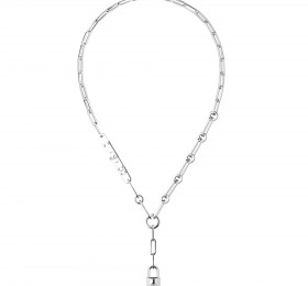 爱马仕Kelly Chaîne银质领带式项链官方图