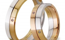 谢瑞麟ATELIER18K白色黄金、黄金、玫瑰金镶嵌钻石对戒(18K白色黄金、黄金、玫瑰金镶嵌钻石对戒18K白色黄金、黄金、玫瑰金镶嵌钻石对戒)戒指