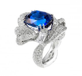 CINDY CHAO  皇家蓝蓝宝石缎带戒指 戒指